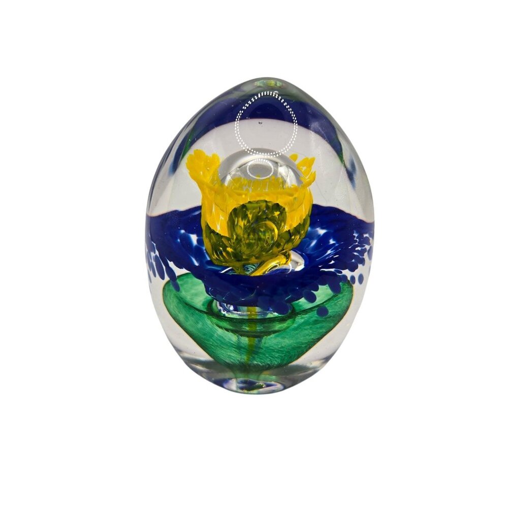 Vintage Hand Blown Paperweight Mid Century Modern Art Glass Excellent Condition - Picture 3 of 7